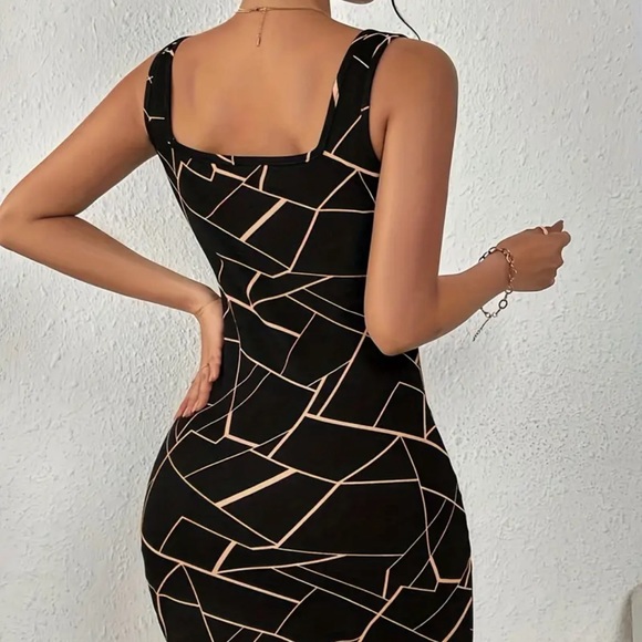 Allover Print Bodycon Tank Dress 😍host-pick! - Picture 2 of 2